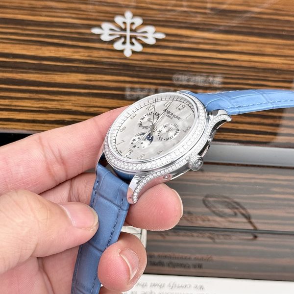 Patek Philippe Complications 4947G Diamonds Best Replica Watch 38mm (1)