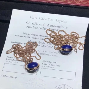Piaget Womens Necklace Custom Diamond 18K Rose Gold (2)