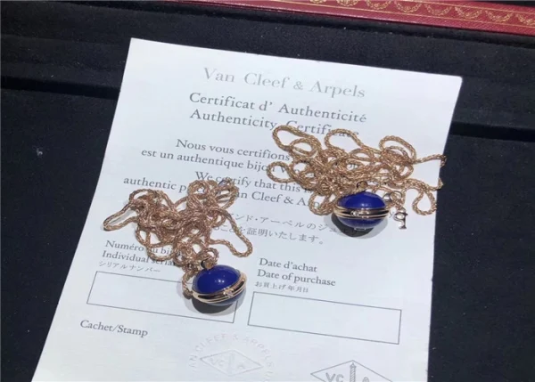Piaget Womens Necklace Custom Diamond 18K Rose Gold (2)