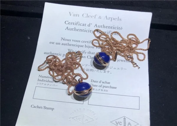 Piaget Womens Necklace Custom Diamond 18K Rose Gold (2)