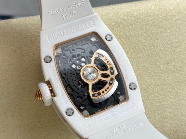 Richard Mille RM007 White Ceramic Best Replica Watch 36mm (1)