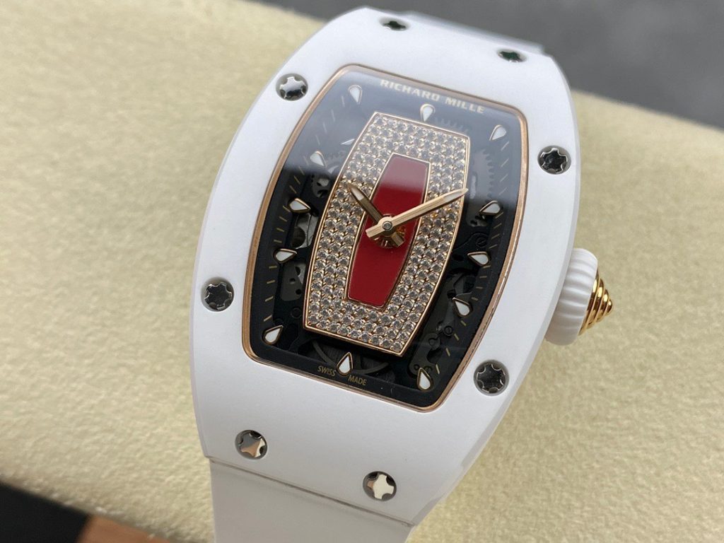 Richard Mille RM007 White Ceramic Best Replica Watch 36mm (1)