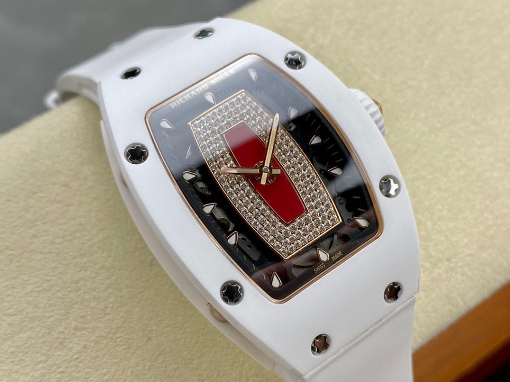 Richard Mille RM007 White Ceramic Best Replica Watch 36mm (1)