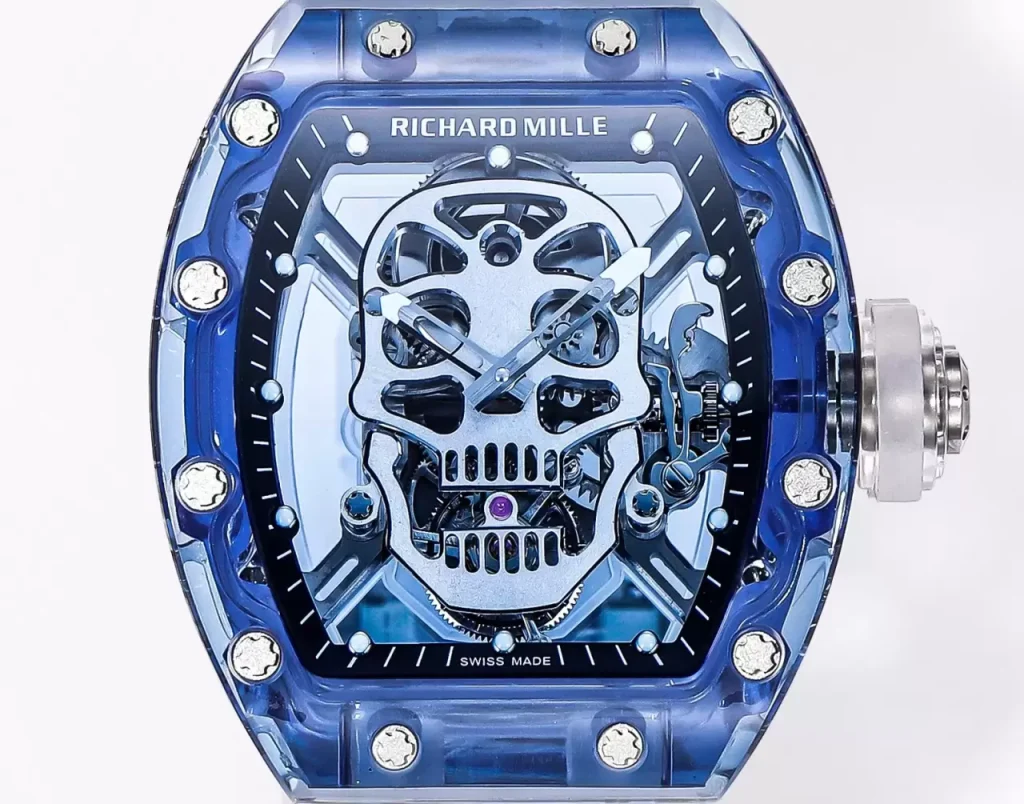 Richard Mille RM052 Tourbillon Blue Sapphire Best Replica MS Factory (1)