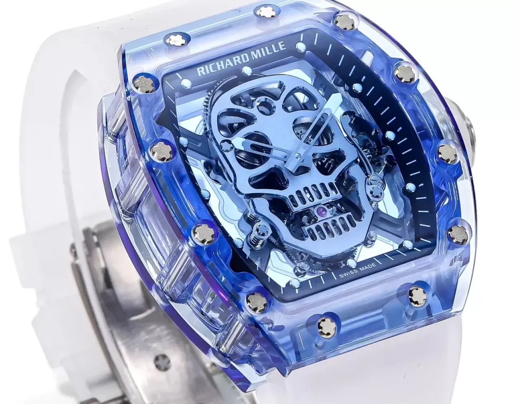 Richard Mille RM052 Tourbillon Blue Sapphire Best Replica MS Factory (1)