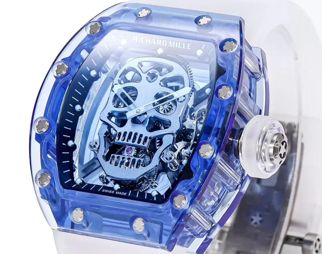 Richard Mille RM052 Tourbillon Blue Sapphire Best Replica MS Factory (1)