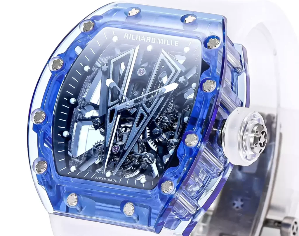 Richard Mille RM27-03 Tourbillon Blue Sapphire Best Replica MS Factory (1)