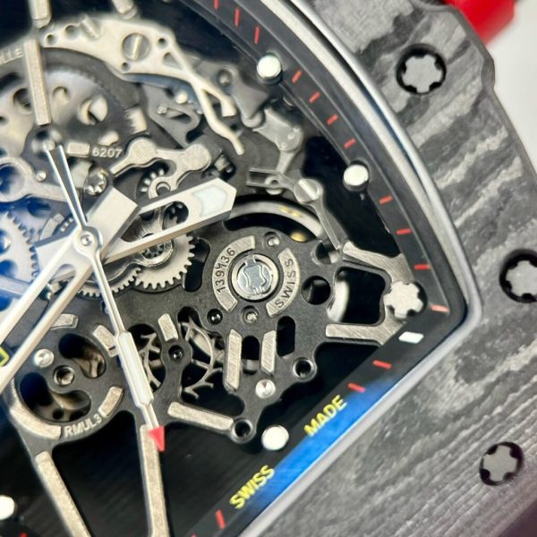 Richard Mille RM35-01 Carbon Best Replica Watch BBR Factory 44mm (3)