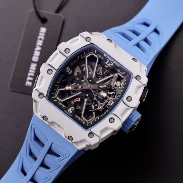 Richard Mille RM35-03 Rafael Nadal Replica Watch Rubber Band 43x49mm (1)