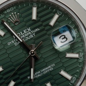 Rolex DateJust 126200 Green Motif Dial Best Replica Clean Factory 36mm (5)