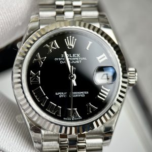 Rolex DateJust Replica Watch Black Dial EW Factory 31mm (1)