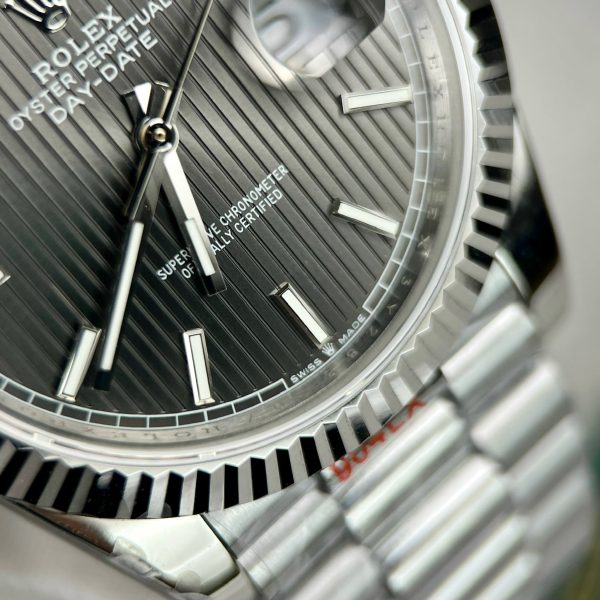 Rolex Day-Date 228236 Replica Watch Gray Dial GM Factory 40mm (5)