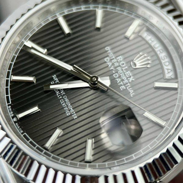 Rolex Day-Date 228236 Replica Watch Gray Dial GM Factory 40mm (5)
