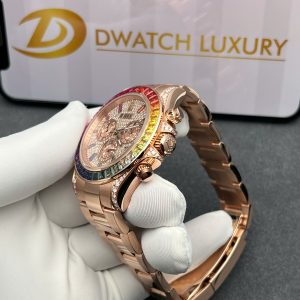 Rolex Daytona 116595RBOW 18K Solid Gold & Naturals Diamonds Gemstones 40mm (1)
