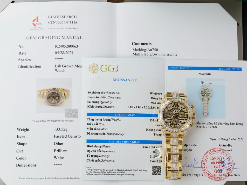 Rolex Daytona Eye Of Tiger Gold Wrapped Customs Moissanite Diamonds (13)