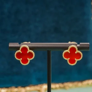 Van Cleef & Arpels Frivole Women Earrings Custom 18K Gold (2)