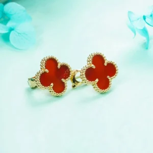 Van Cleef & Arpels Frivole Women Earrings Custom 18K Gold (2)