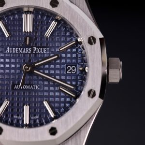 Audemars Piguet Replica Watches Royal Oak 15450ST Dark Blue Dial IP Factory 37mm (2)