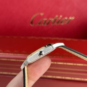 Cartier Santos Dumont Large Demi Gold Replica Watch Best Quality (3)