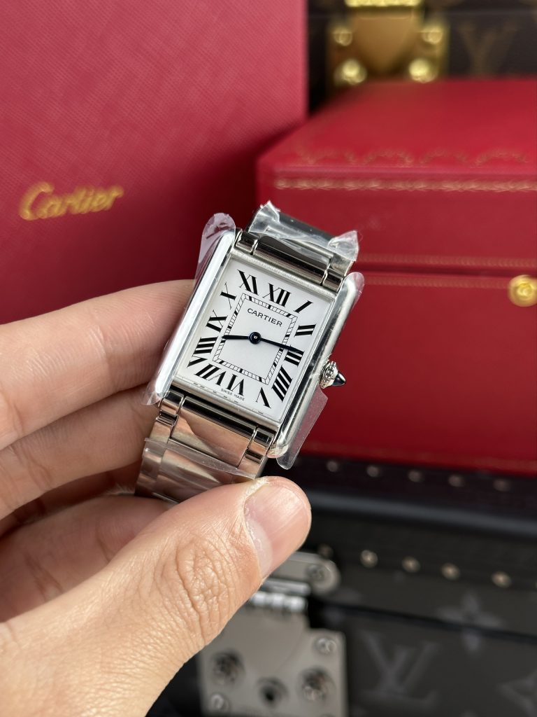 Cartier Tank Solo Replica Watches Metal Wire AF Factory 22.5×33 (1)