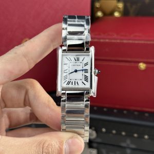 Cartier Tank Solo Replica Watches Metal Wire AF Factory 22.5×33 (1)