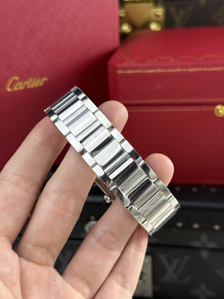 Cartier Tank Solo Replica Watches Metal Wire AF Factory 22.5×33 (1)