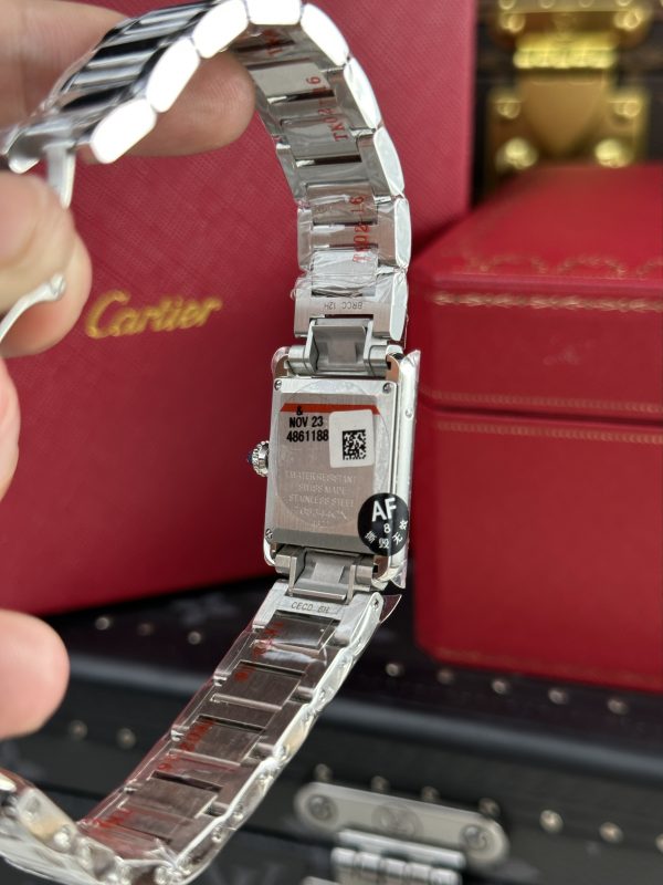 Cartier Tank Solo Replica Watches Roman Numeral Pile Dial AF Factory 22.5×33 (1)