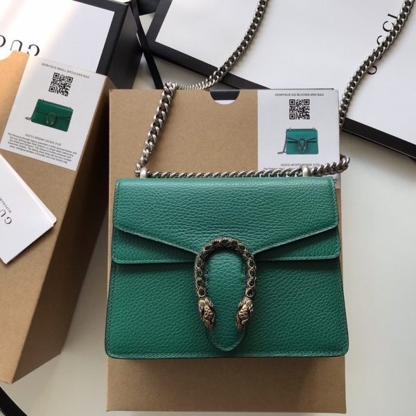 Gucci Dionysus Mini Womens Replica Bags Moss Green Size 20cm (2)