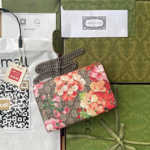 Gucci Dionysus Shoulder Womens Replica Bags Flower Pattern Size 20cm (2)