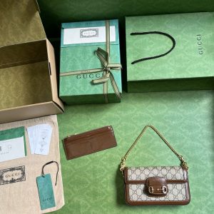 Gucci Horsebit 1955 Womens Replica Bags Brown Size 21.5x12 (2)