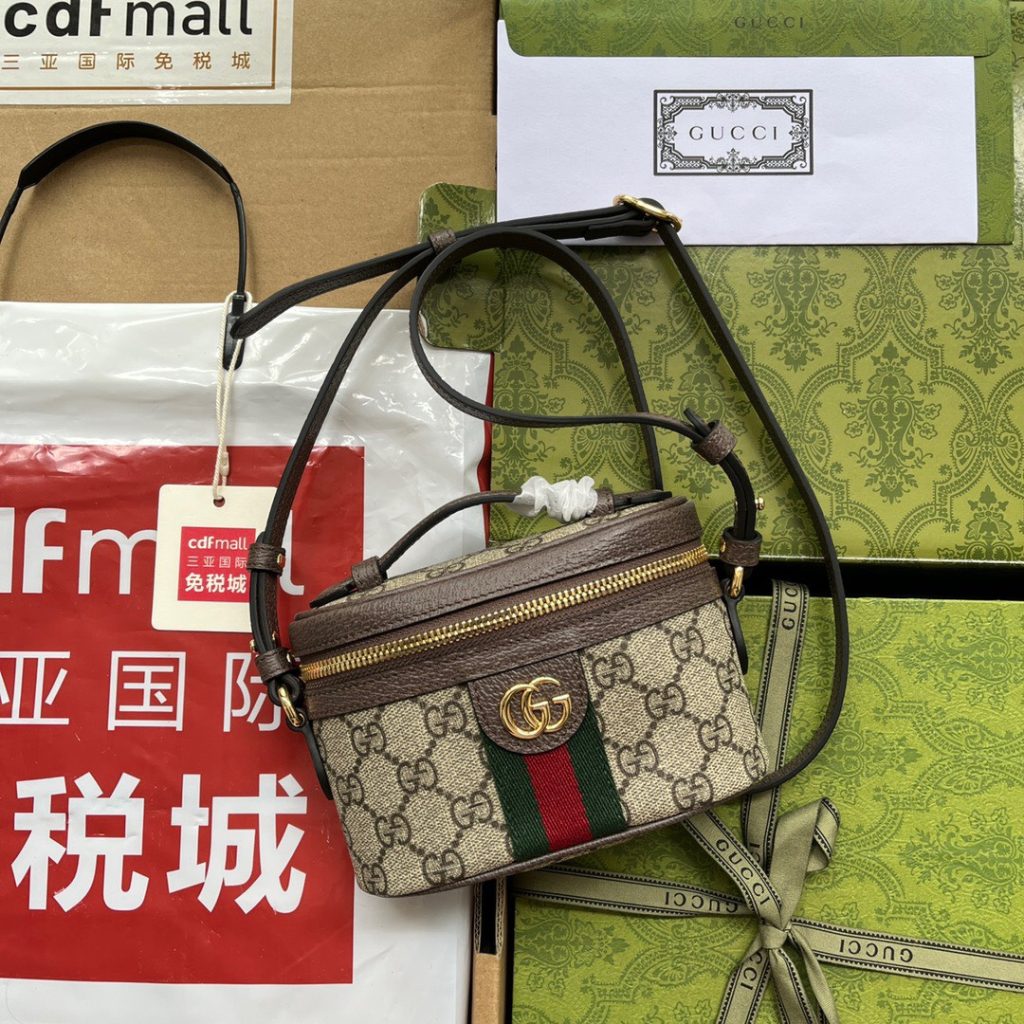 Gucci Vanity Monogram Womens Box Form Replica Bags Size 15 (2)