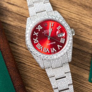 Rolex DateJust Supreme Custom Moissanite Diamonds Hong Kong Iced Out (1)