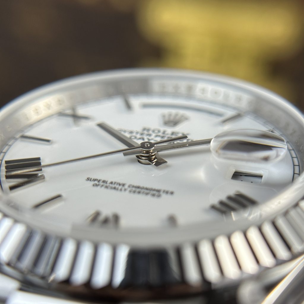 Rolex Day-Date 228236 Best Replica Watch White Dial 185 Gram QF Factory 40mm (2)