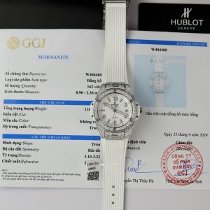 Hublot Big Bang One Click Titanium Customs Full Moissanite Diamonds 39mm (9)