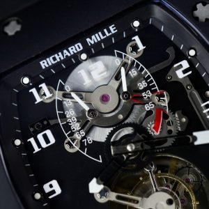 Richard Mille RM001 Tourbillon Black Ceramic Best Replica Watch 42mm (10)