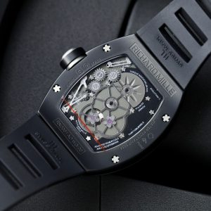 Richard Mille RM001 Tourbillon Black Ceramic Best Replica Watch 42mm (10)