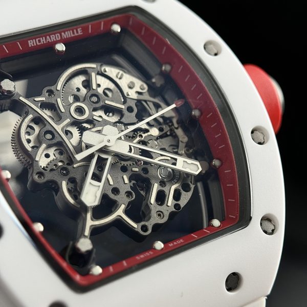 Richard Mille RM055 White Ceramic Best Replica Watch BBR Factory 45mm (3)