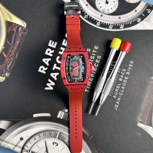 Richard Mille RM07-01 Red Carbon TPT Quartz Best Replica Watch 32x46mm (9)