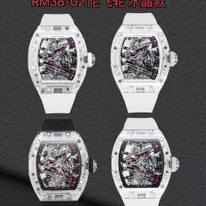 Richard Mille Replica Watch RM38-02 Tourbillon Sapphire Best Quality 41x50mm (1)