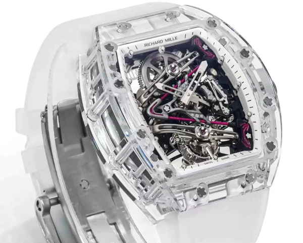 Richard Mille Replica Watch RM38-02 Tourbillon Sapphire Best Quality 41x50mm (1)