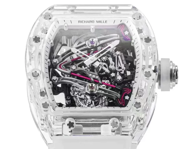 Richard Mille Replica Watch RM38-02 Tourbillon Sapphire Best Quality 41x50mm (1)