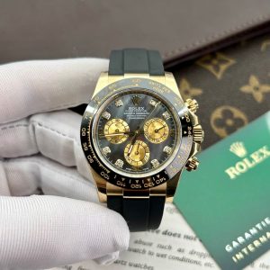 Rolex Daytona Purple Mother Of Pearl Dial & Moissanite Best Replica Watch 40mm (8)