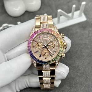 Rolex Daytona Rainbow 116595RBOW Real Gold 18K Diamonds & Gemstones 40mm (1)