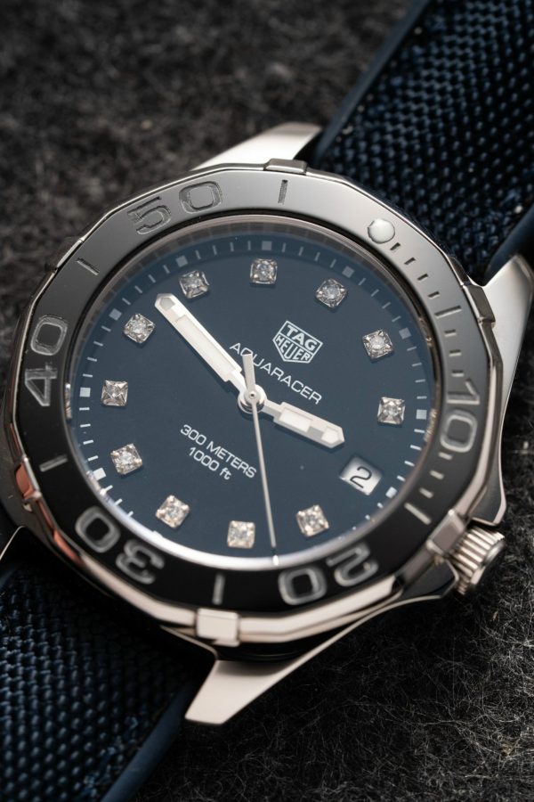 Tag Heuer Aquaracer WAY131M.FT6092 Blue Mother Of Peal Dial 35mm (5)