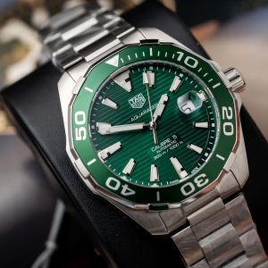 Tag Heuer Aquaracer WAY201S.BA0927 Best Replica Green Dial 43mm (7)