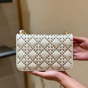 Dior Addict Lucky Replica Bags White Womens 21x13x3cm (2)
