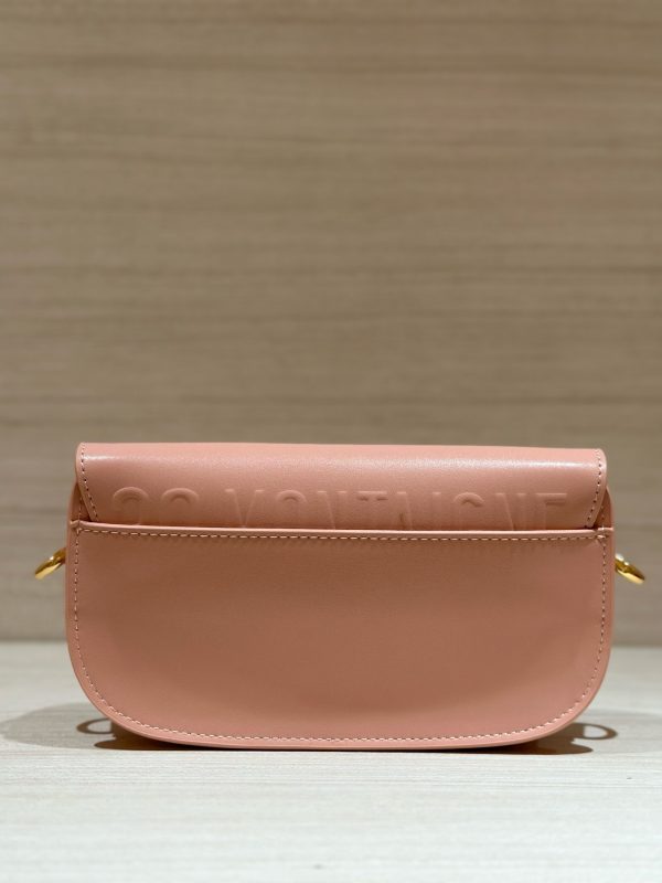 Dior Boby Womens Replica Bags Cowhide Pink 21x12x5cm (2)