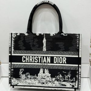 Dior Book Tote Replica Bags Womens Eiffel Tower Pattern 36 (2)