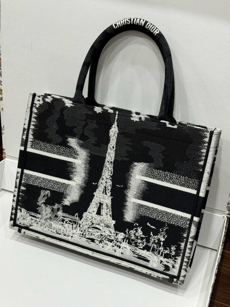 Dior Book Tote Replica Bags Womens Eiffel Tower Pattern 36 (2)