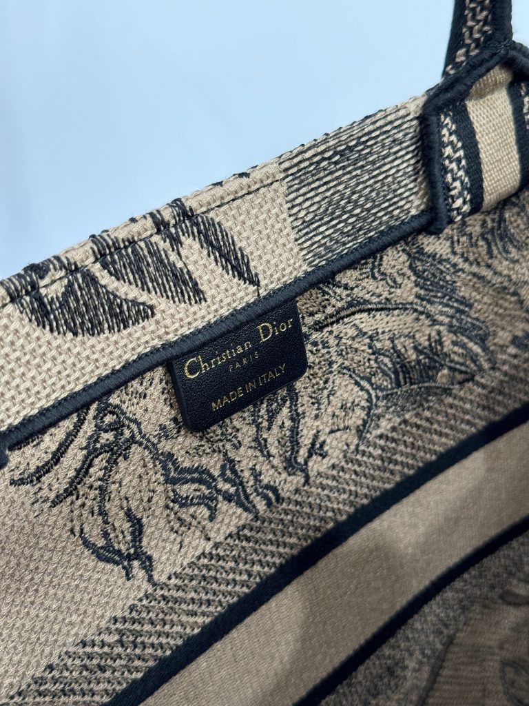 Dior Book Tote Replica Bags Womens Tiger Stripes Pattern 36cm (2)